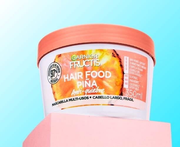 Mascarilla de piña para el cabello